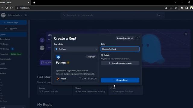 Online Code Editor: Replit смотреть онлайн