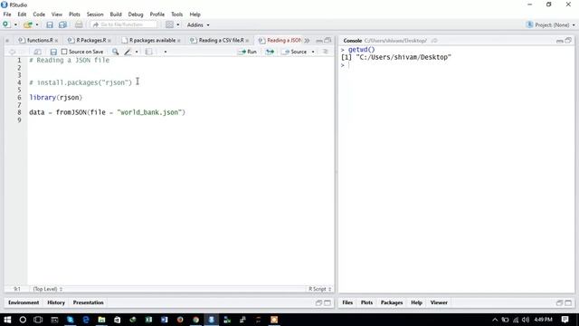 Reading a JSON file смотреть онлайн