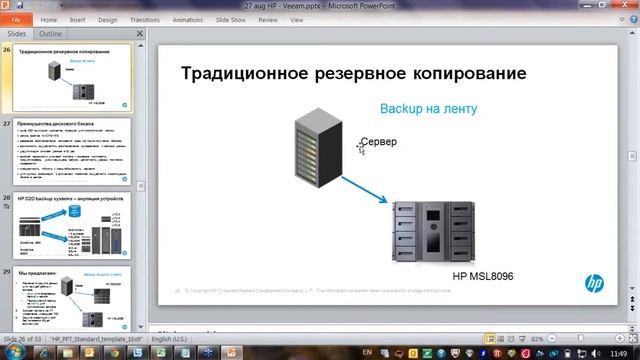 Совместный вебинар компаний Veeam и HP смотреть онлайн