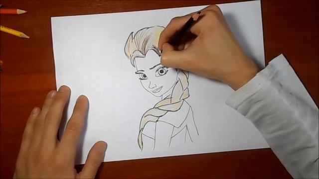 Как Нарисовать Эльзу из "Холодное Сердце" / How to Draw Elsa смотреть онлайн