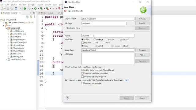 Java Program in Eclipse IDE | Day 7 | Thamizh #final #java смотреть онлайн