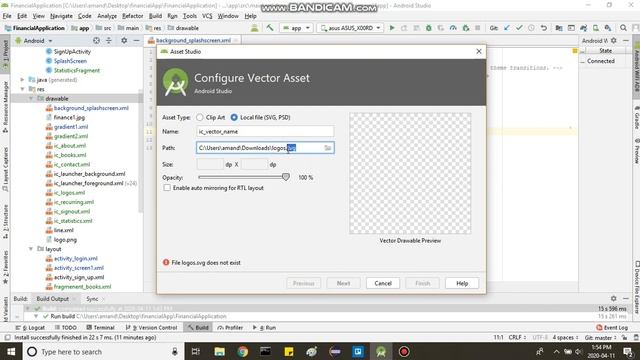 SVG Image on Splash Screen in Android Studio | NO BLUR смотреть онлайн