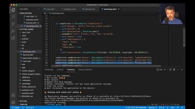 Flutter and Parse - Data Objects - Relations смотреть онлайн