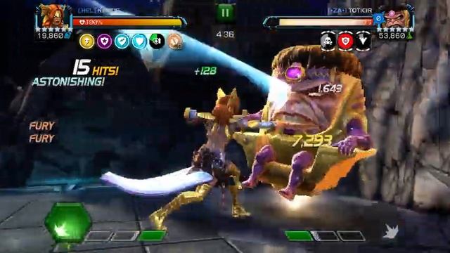 MCOC AW Node 49 Angela vs Modok Hazard Shift T2 War | MCOC Marvel Contest of Champions смотреть онлайн