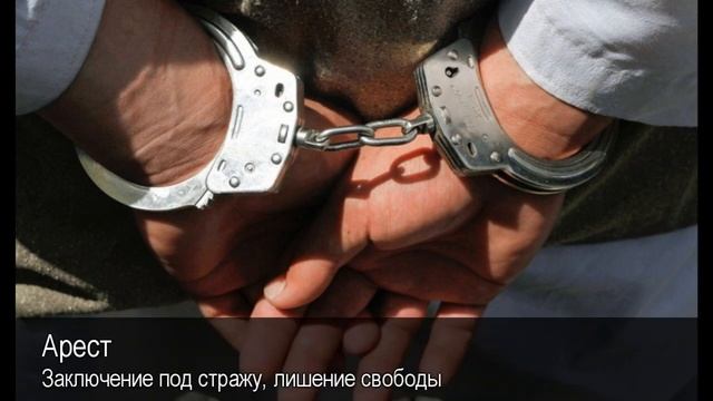 Арест. Толковый Видеословарь русского языка смотреть онлайн