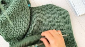 ЧАСТЬ 2 Кардиган с косами 12-18 мес./кофта/толстовка/ джемпер/ плечевое изделие спицами/ мк