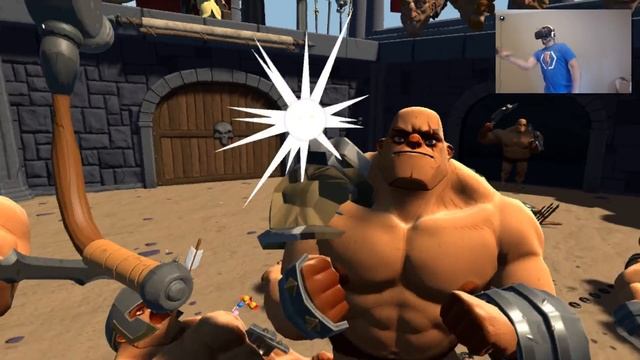GORN - Defeating The Golden Gorn Champion! - Let's Play GORN Gameplay - HTC Vive VR Game смотреть онлайн