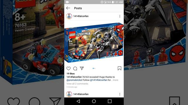 Lego spider man 2020 venom crawler set image смотреть онлайн