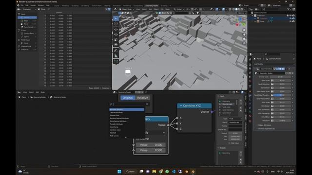 Як зробити ландшафт у Blender Geometry Nodes смотреть онлайн