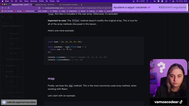 P6 - The Joy of React ?: Fragment, Iteraciones, mapeo de datos, iteración de arrays, keys смотреть онлайн