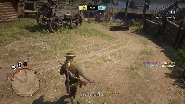 Red Dead Redemption 2 online gameplay:Awesome Tomahawk Kill!!! смотреть онлайн