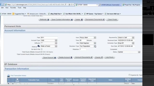 ATOM Admin Setup - Account Types смотреть онлайн