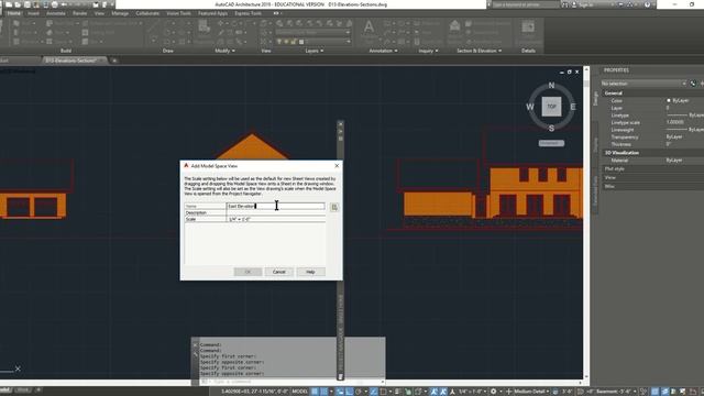 Autocad Architectural 2019 - Generating Sections and Model Space Views смотреть онлайн