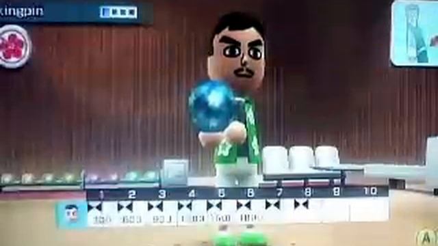Wii Sports Resort - Bowling: 100-Pin Game: PERFECT GAME смотреть онлайн
