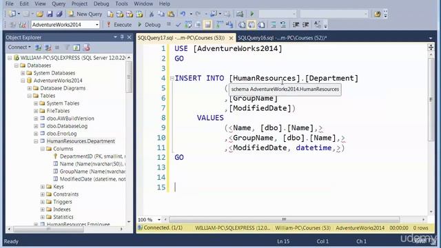 SQL Tutorial - Adding Records to a table in SQL - Lesson 015 смотреть онлайн