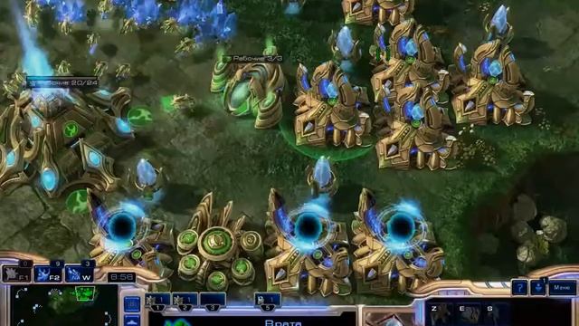 Урок по протосам - Starcraft 2 - Часть 2 смотреть онлайн