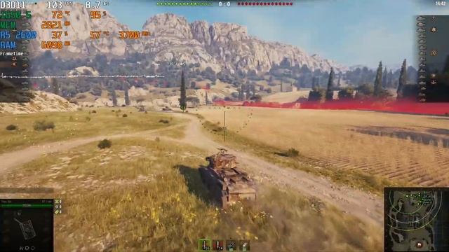 AMD Ryzen 5 2600 + 1650 Super TEST World Of Tanks (1080p)