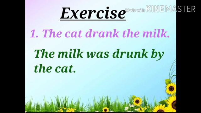 #Active voice and passive voice #Simple Past Tense English Grammar Channel смотреть онлайн
