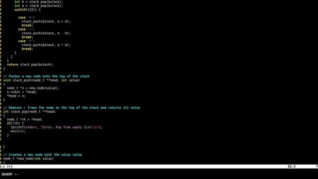 CS courses - C programming - linked list - RPN hw6 solutions смотреть онлайн