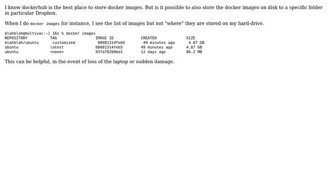 Storing a docker image on dropbox смотреть онлайн