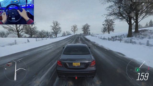 Mercedes E63S AMG BRABUS 800 Forza Horizon 4 Steering Wheel Gameplay смотреть онлайн