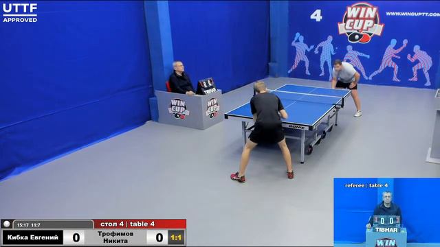 08:30 Кибка Евгений 3-2 Трофимов Никита стол 4 Юг-1 02.11.20 смотреть онлайн