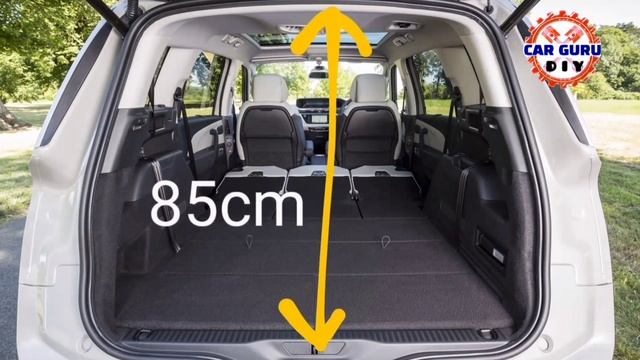 C4 GRAND SPACE TOURER Boot Dimensions in Centimeters, 2018 - 2022 @CarGuruDIY #CarGuruDIY смотреть онлайн