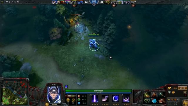 Dota 2 - Luna Gameplay [ German Let's Play HD ] смотреть онлайн