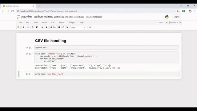 Python Tutorial - 16 | CSV Files in Python | CSV Module - How to Read, Parse, and Write CSV Files смотреть онлайн