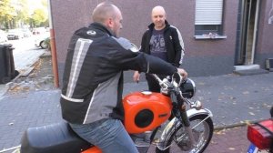 Впервые, на  ИЖ Планета Спорт 350 ))))