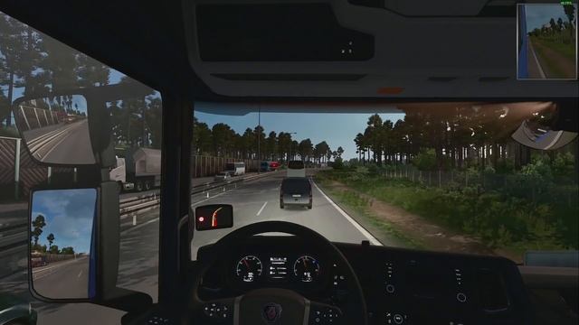 ETS2 1.32 open beta New Scania R450 Berlin - Magdeburg смотреть онлайн