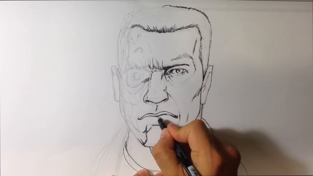 How to Draw the Terminator - Easy Things to Draw смотреть онлайн