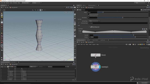 Houdini 18 - Basics - Using the New Sweep Node смотреть онлайн