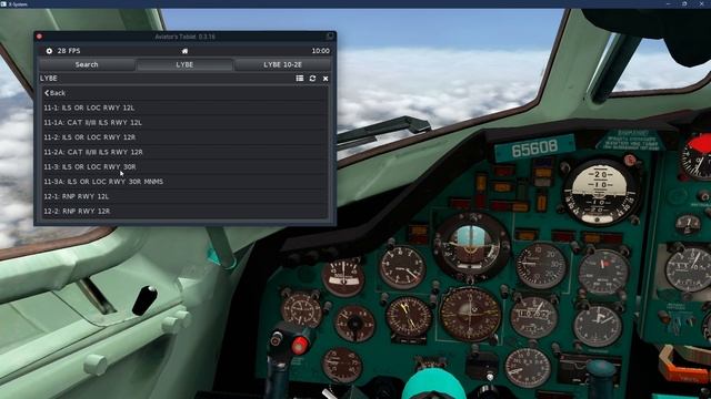 X-Plane -11 # T134 #  From Munchen To Beograd # EDDM - LYBE # VATSIM # ТУ-134 из Мюнхена в Белград
