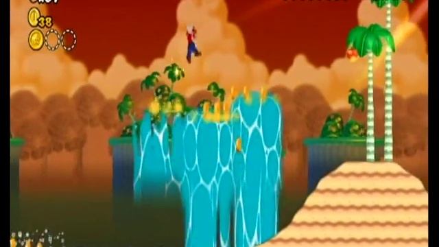 Newer Super Mario Bros. Wii Summer Sun - 100% Walkthrough - World 1-3 смотреть онлайн