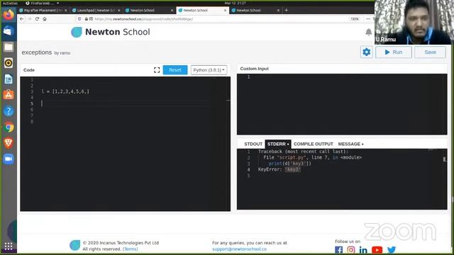 The complete python course for beginners | Exceptions and Error Handling смотреть онлайн