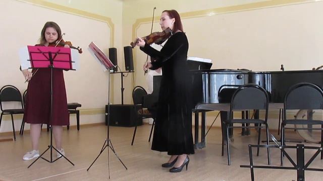 И.С. Бах Концерт D-moll для 2-х скрипок, III часть (Allegro)