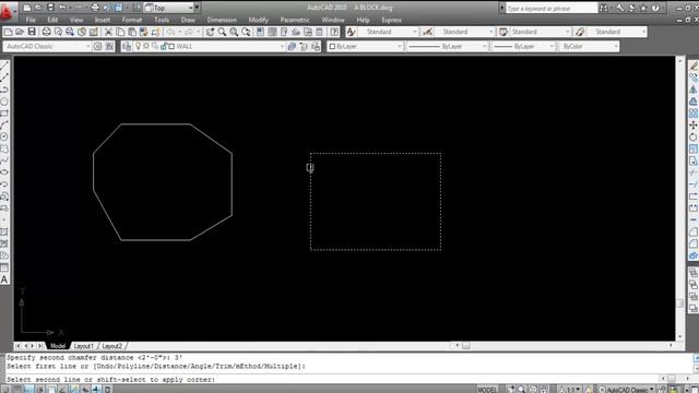 AutoCAD #13 - How to use CHAMFER Command in AutoCAD | AutoCAD Basics смотреть онлайн