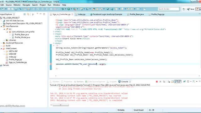 JAVA - Facebook graph API Create profile page 03 смотреть онлайн