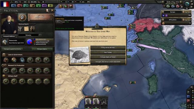 Let's Play Hearts Of Iron 4 - The Great War - France 01 смотреть онлайн