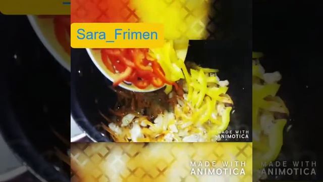Фунчоза с курицей и овощами смотреть онлайн