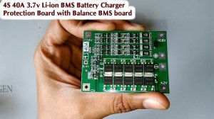 4s 16.8v 40A BMS 18650 Li ion battery Pack - voltage balance with protection board | POWER GEN