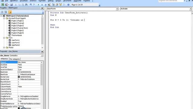 Excel Form - Video 3 - Come popolare una ComboBox con dati di un elenco смотреть онлайн