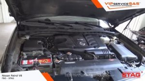 ГБО на Nissan Patrol V8 5.6 405 HP VK56VD Y62-ГБО на непосредственный впрыск-ГБО Stag