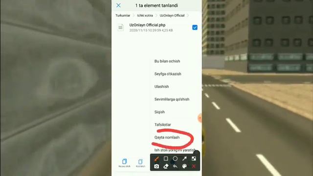 FAYLLARNI FARMATINI O'ZGARTIRISH // FAYLLARNI ZIP RAR, APK, MP3, MP4, PDF FARMATGA KELTIRISH смотреть онлайн