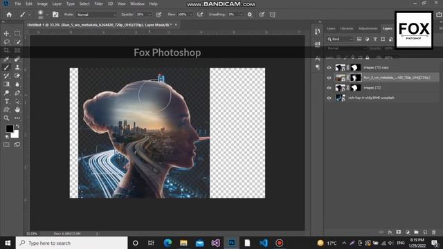 Create Double Exposure Gif | Photoshop | How to create Gif in Photoshop смотреть онлайн