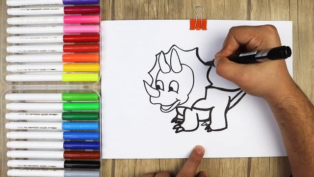 Drawing Rhinoceros for kids/Karkidon rasm chizish/Рисование Носорог для детей смотреть онлайн