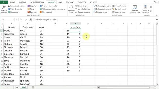 Analisi Dati con Excel 2013 - 17 - Funzioni statistiche di base e calcolo frequenze смотреть онлайн