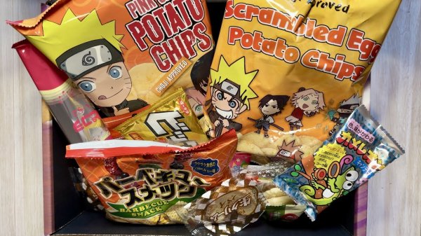 Наруто Боруто Коробка с закусками, закуска звучит без разговоров