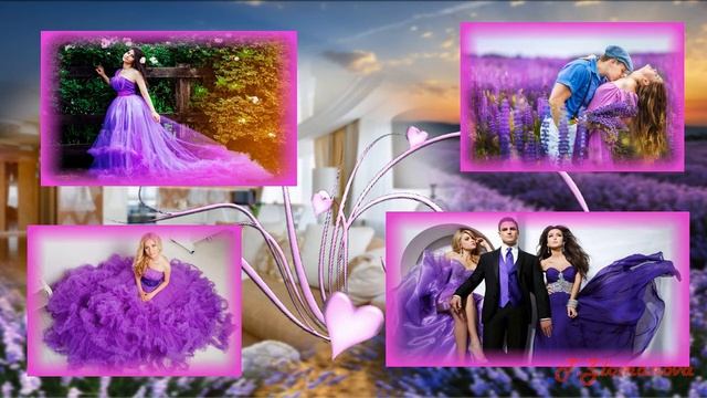 Девушка в легком сиреневом платье смотреть онлайн